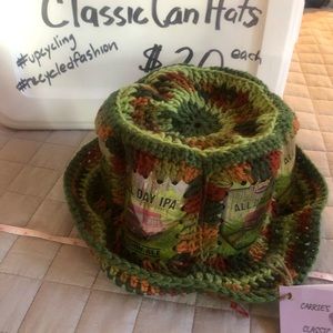 Beer Can Hat Handmade from Founders Brewery cans one size fits all.